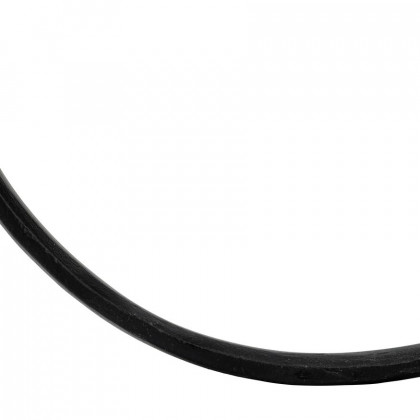 Sagebrook - 15" Metal Hand Ring On Base Sculpture in Black/White