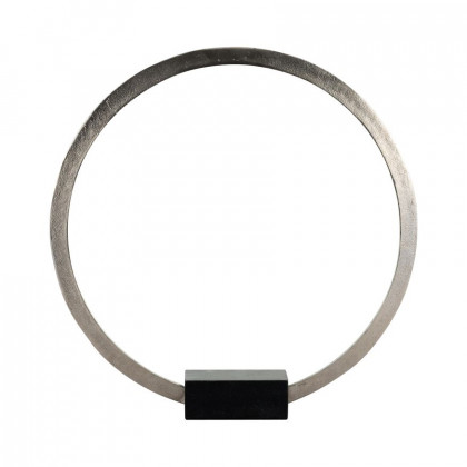 Sagebrook - Metal,19",standing Ring With base ,nickel/Black