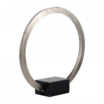 Sagebrook - Metal,19",standing Ring With base ,nickel/Black