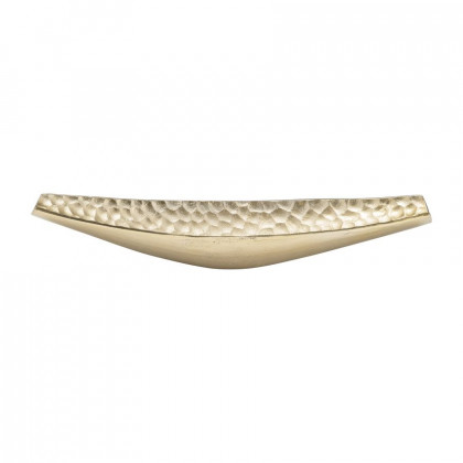 Sagebrook - 18"/24" Metal Hammered Elongated Trays (Set Of 2) in Champagne