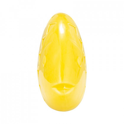 Sagebrook 13" Ceramic Zigzag Scaled Fish - Yellow