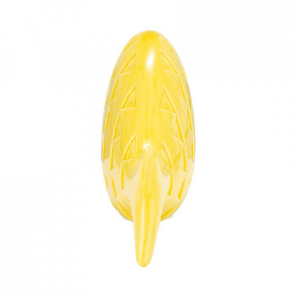 Sagebrook 13" Ceramic Zigzag Scaled Fish - Yellow