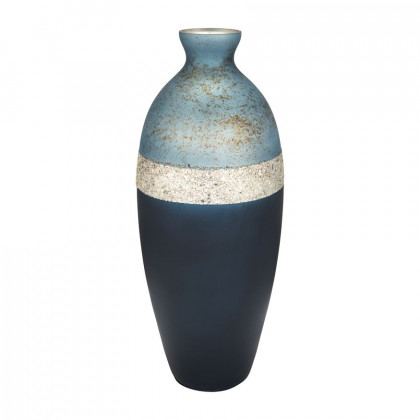 Sagebrook - 12" Glass Metallic Vase