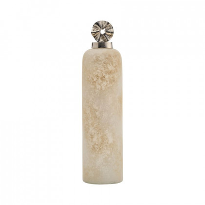 Sagebrook - 14" Glass Vase With Pinwheel Top