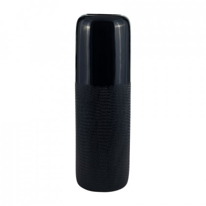 Sagebrook - 10" Ceramic Grooved Vase