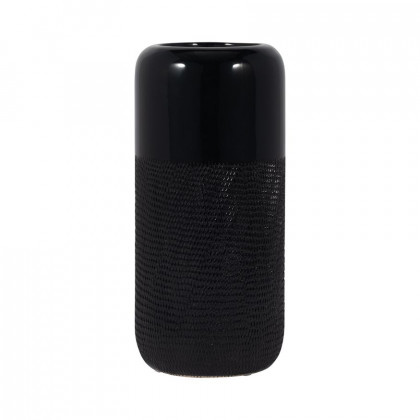 Sagebrook - 10" Ceramic Grooved Vase