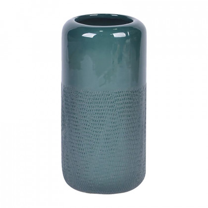 Sagebrook - 10" Ceramic Grooved Vase