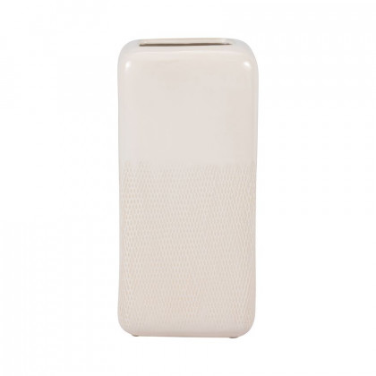 Sagebrook - 7" Ceramic Vase With Weaving