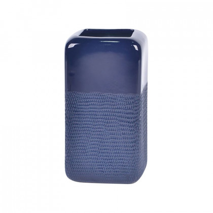 Sagebrook - 10" Ceramic Grooved Vase