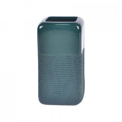 Sagebrook - 7" Ceramic Vase With Weaving