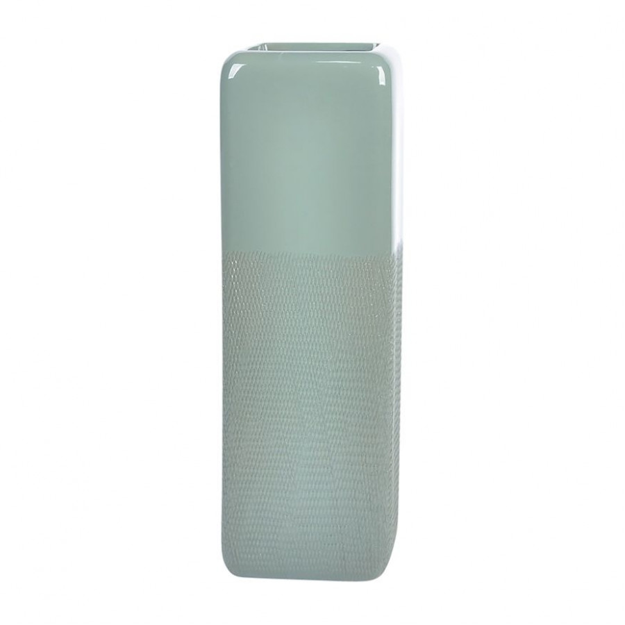 Sagebrook - 7" Ceramic Vase With Weaving
