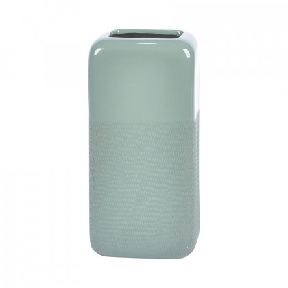 Sagebrook - 10" Ceramic Grooved Vase
