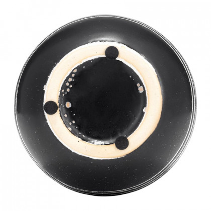 Sagebrook - 8" Ceramic Tribal Vase in Black/White