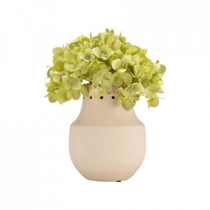 Sagebrook 7" Ceramic Vase With Weaving - Natural