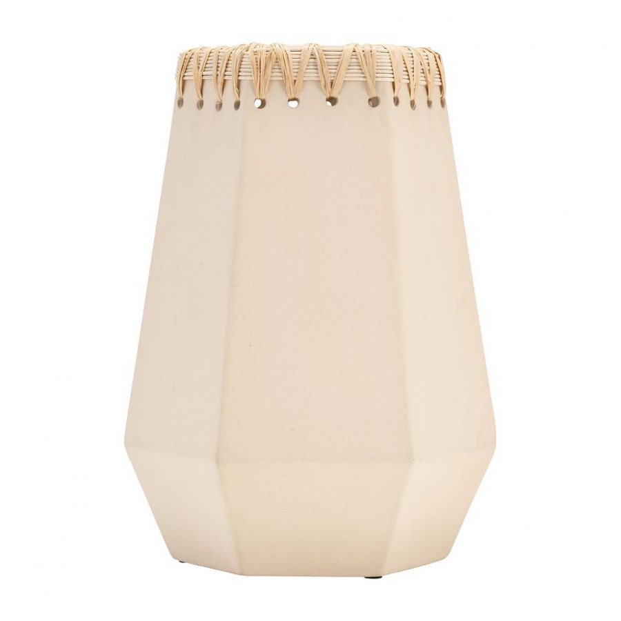Sagebrook 11" Ceramic Vase With Weaving - Natural