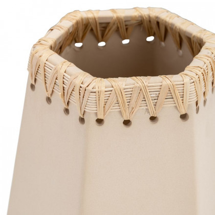 Sagebrook 11" Ceramic Vase With Weaving - Natural