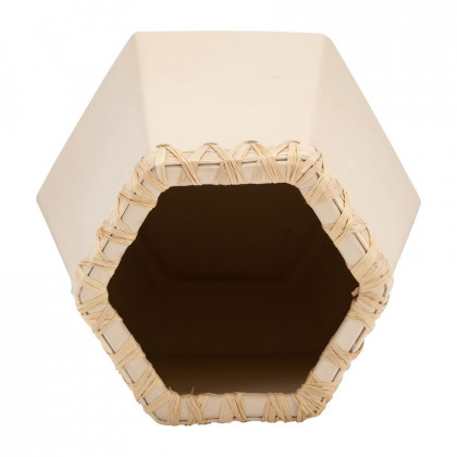 Sagebrook 11" Ceramic Vase With Weaving - Natural