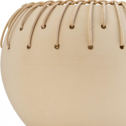 Sagebrook - 9" Ceramic Bowl With Weaving in Natural