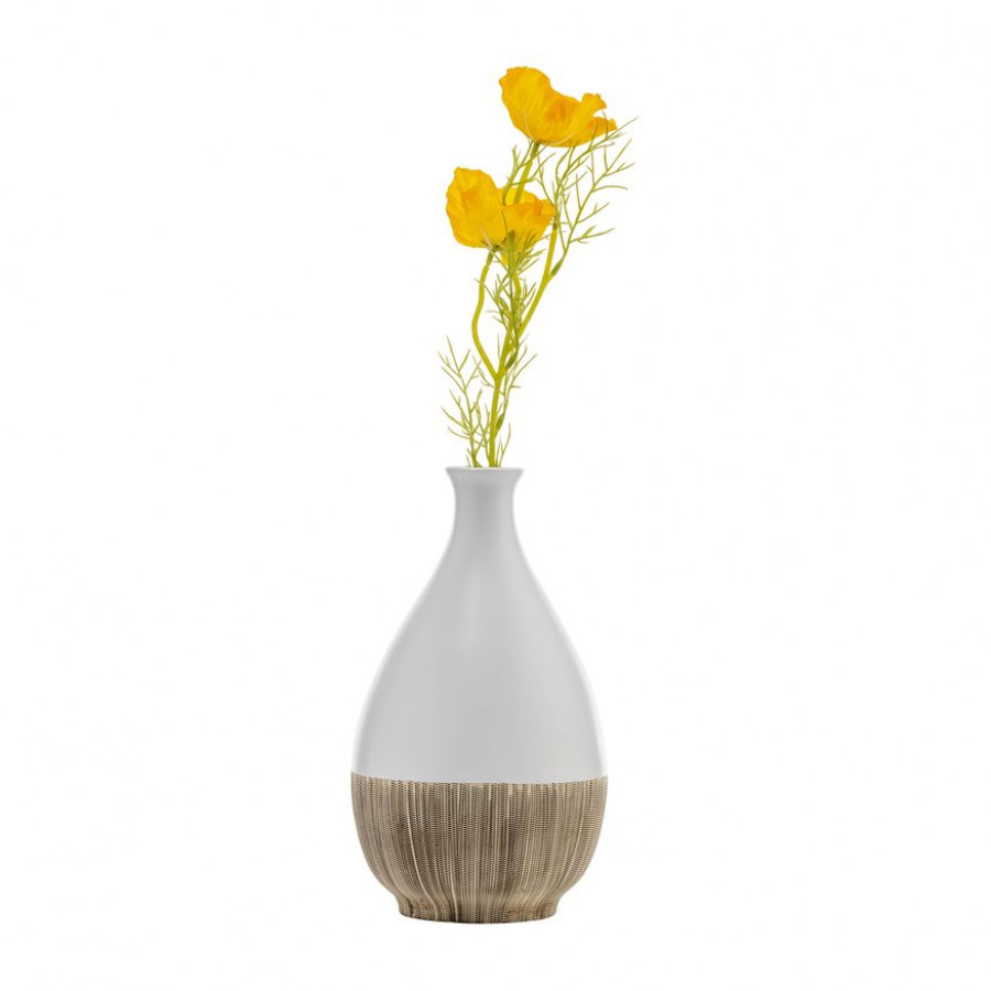 Sagebrook - 12" Ceramic Half Circle Vase