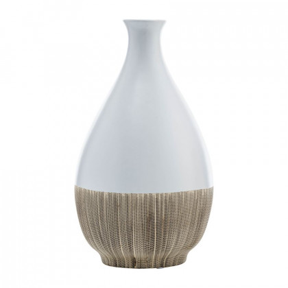 Sagebrook - 12" Ceramic Half Circle Vase