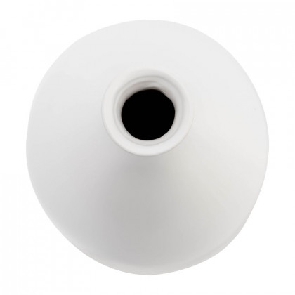 Sagebrook 11" Ceramic 2-tone Teardrop Vase - Creme/White