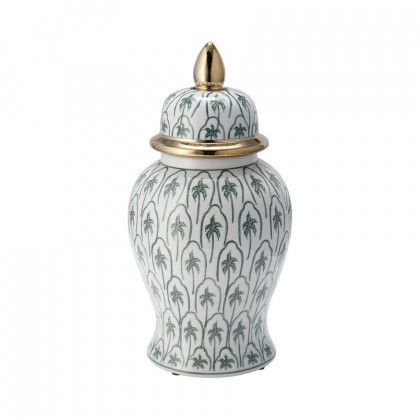 Sagebrook - 16" Ceramic Zebra Jar With Lid
