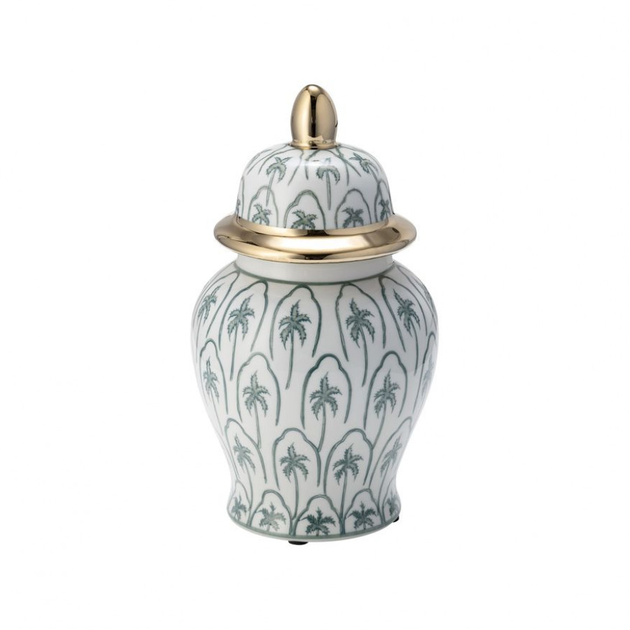 Sagebrook - 18" Ceramic Temple Jar
