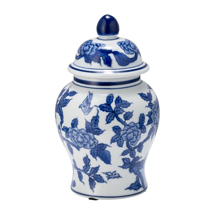 Sagebrook - 14" Ceramic Temple Jar