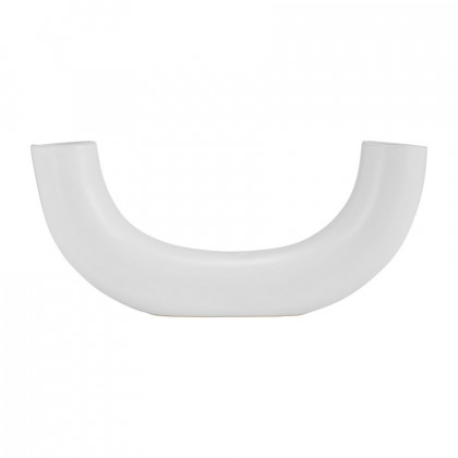 Sagebrook - 12" Ceramic Half Circle Vase