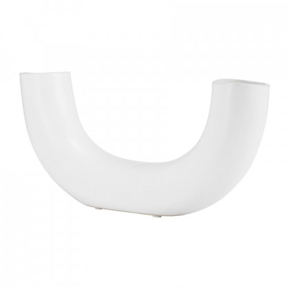 Sagebrook - 12" Ceramic Half Circle Vase