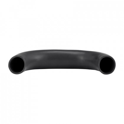 Sagebrook 12" Ceramic Half Circle Vase - Black