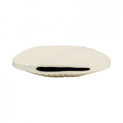 Sagebrook 11" Ceramic Round Botanical Vase - Cotton