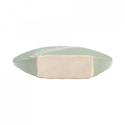 Sagebrook 7" Ceramic Round Botanical Vase - Cucumber