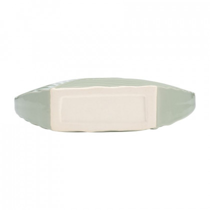 Sagebrook 11" Ceramic Round Botanical Vase - Cucumber