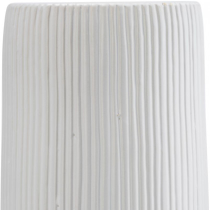 Sagebrook 18" Ceramic Lined Cylinder Vase - White