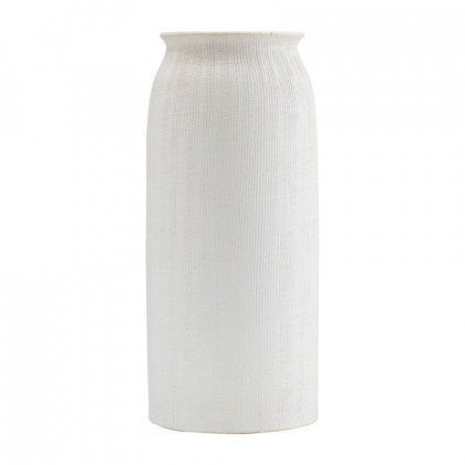Sagebrook - 13" Ceramic Ridged Vase
