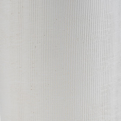 Sagebrook 16" Ceramic Ridged Vase - White