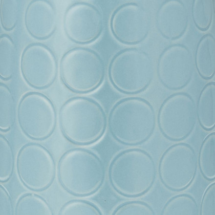 Sagebrook 12" Ceramic Circles Vase - Aqua Haze