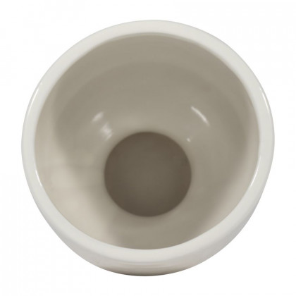 Sagebrook - 7" Ceramic Sunrise Eyes Flower Vase in White/Orange/Blue