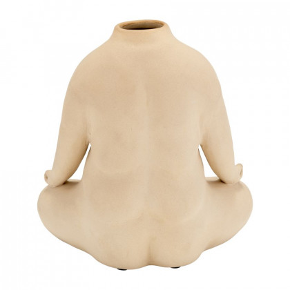 Sagebrook - 8" Ceramic Woman Body Flower Vase in Cream