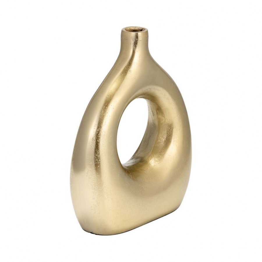 Sagebrook - 10" Metal Open Cut Vase