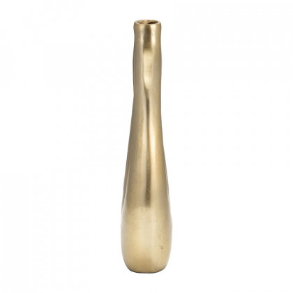 Sagebrook 14" Metal Open Cut Vase - Gold