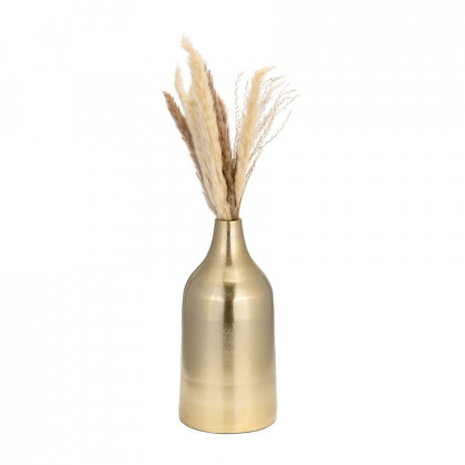 Sagebrook 12" Metal Bottle Vase - Gold