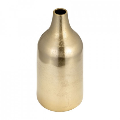 Sagebrook 12" Metal Bottle Vase - Gold