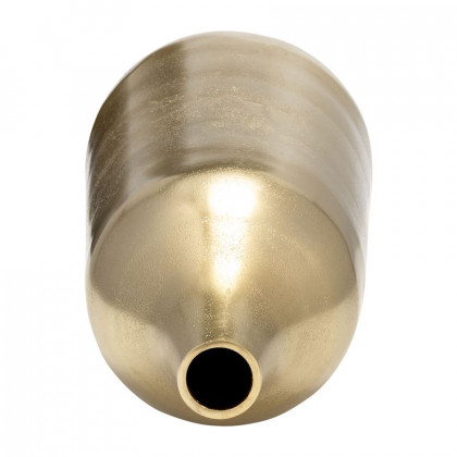 Sagebrook 12" Metal Bottle Vase - Gold