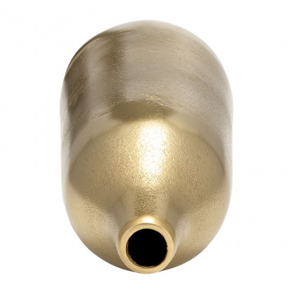 Sagebrook 9" Metal Bottle Vase - Gold