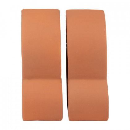 Sagebrook 13"x10" Ceramic Arches Bookends (Set Of 2) - Terracotta