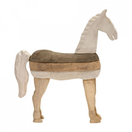 Sagebrook - 19" Mango Wood Horse Sculpture