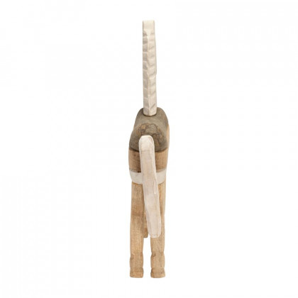 Sagebrook 19" Mango Wood Horse Sculpture - Light Brown