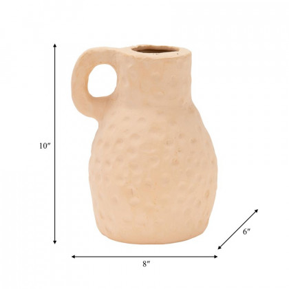 Sagebrook 10" Terracotta Texture Vase